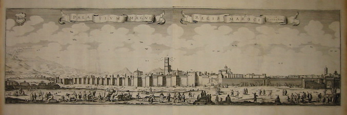 Merian Matthà¤us (1593-1650) Palatium Magni Regis Maroci in Barbaria 1649 Francoforte 